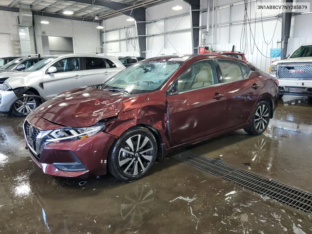 2022 Nissan Sentra Sv VIN: 3N1AB8CV7NY285879 Lot: 73205284