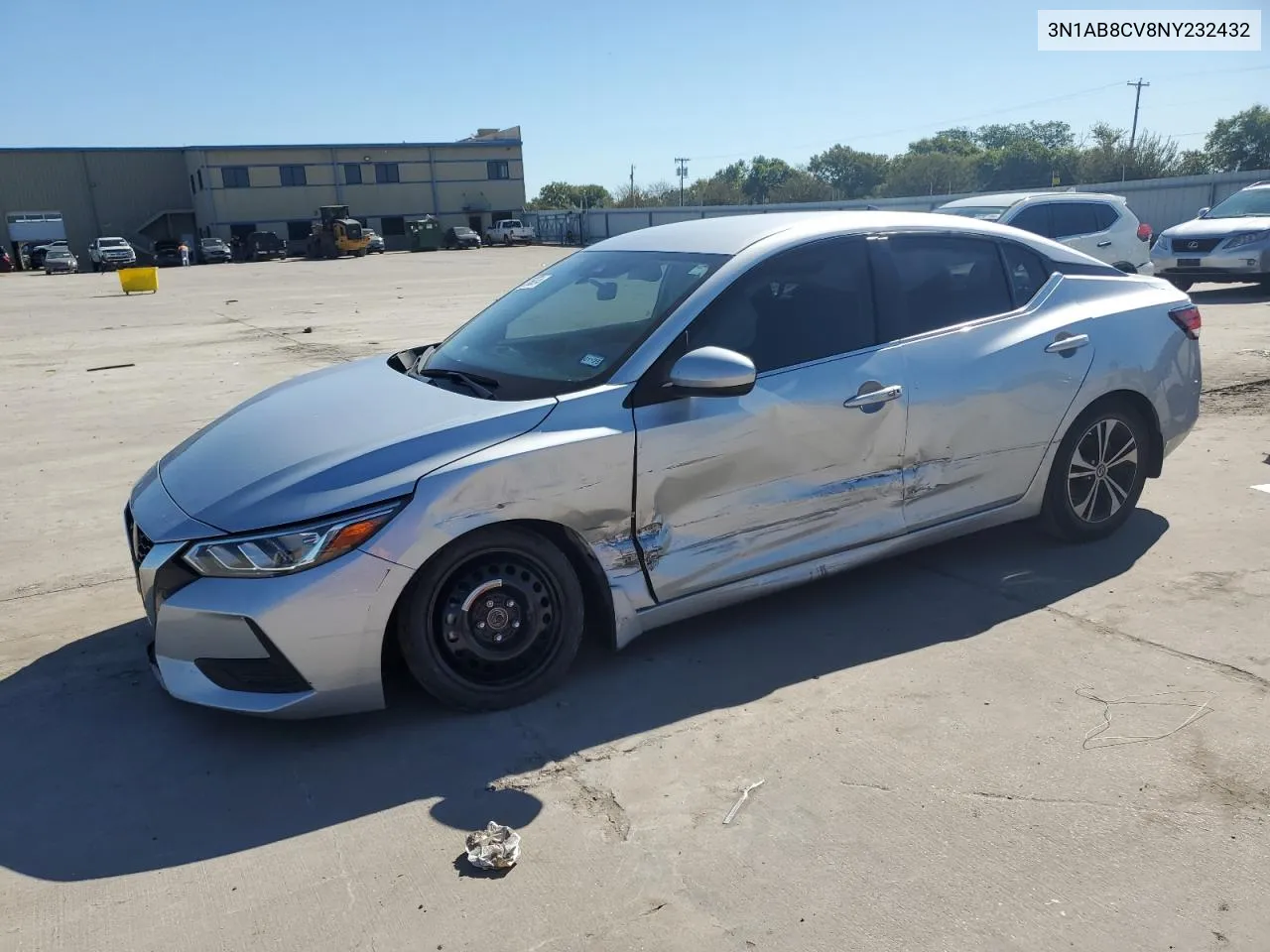 2022 Nissan Sentra Sv VIN: 3N1AB8CV8NY232432 Lot: 73276874