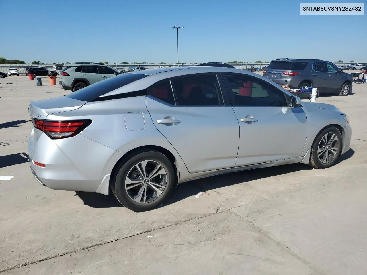 2022 Nissan Sentra Sv VIN: 3N1AB8CV8NY232432 Lot: 73276874