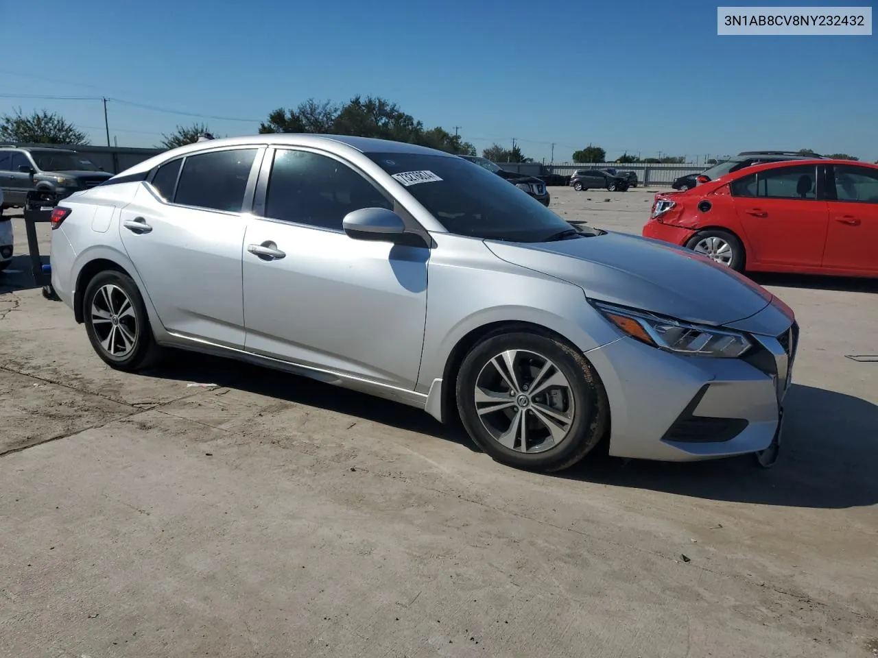 2022 Nissan Sentra Sv VIN: 3N1AB8CV8NY232432 Lot: 73276874