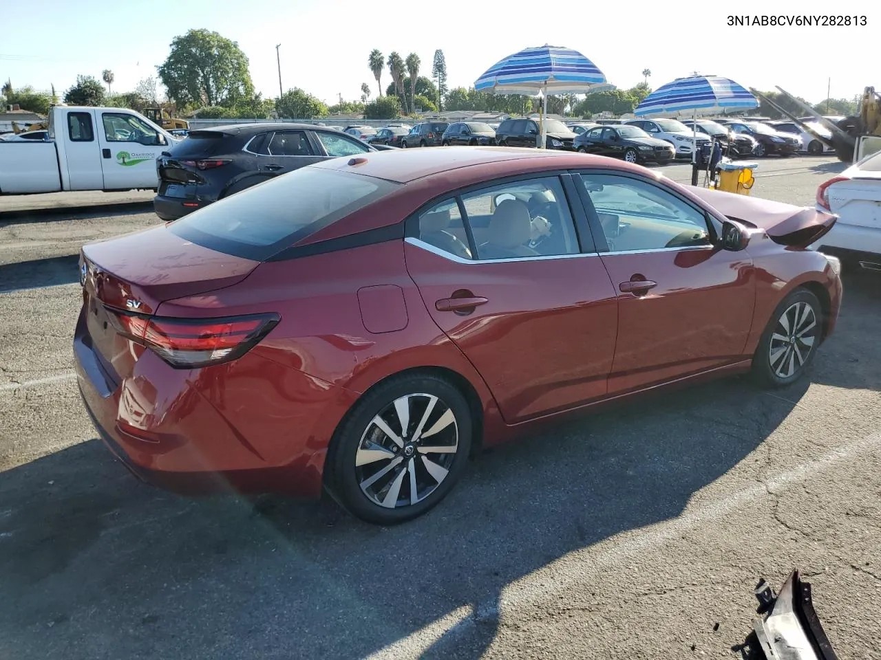 2022 Nissan Sentra Sv VIN: 3N1AB8CV6NY282813 Lot: 73432514