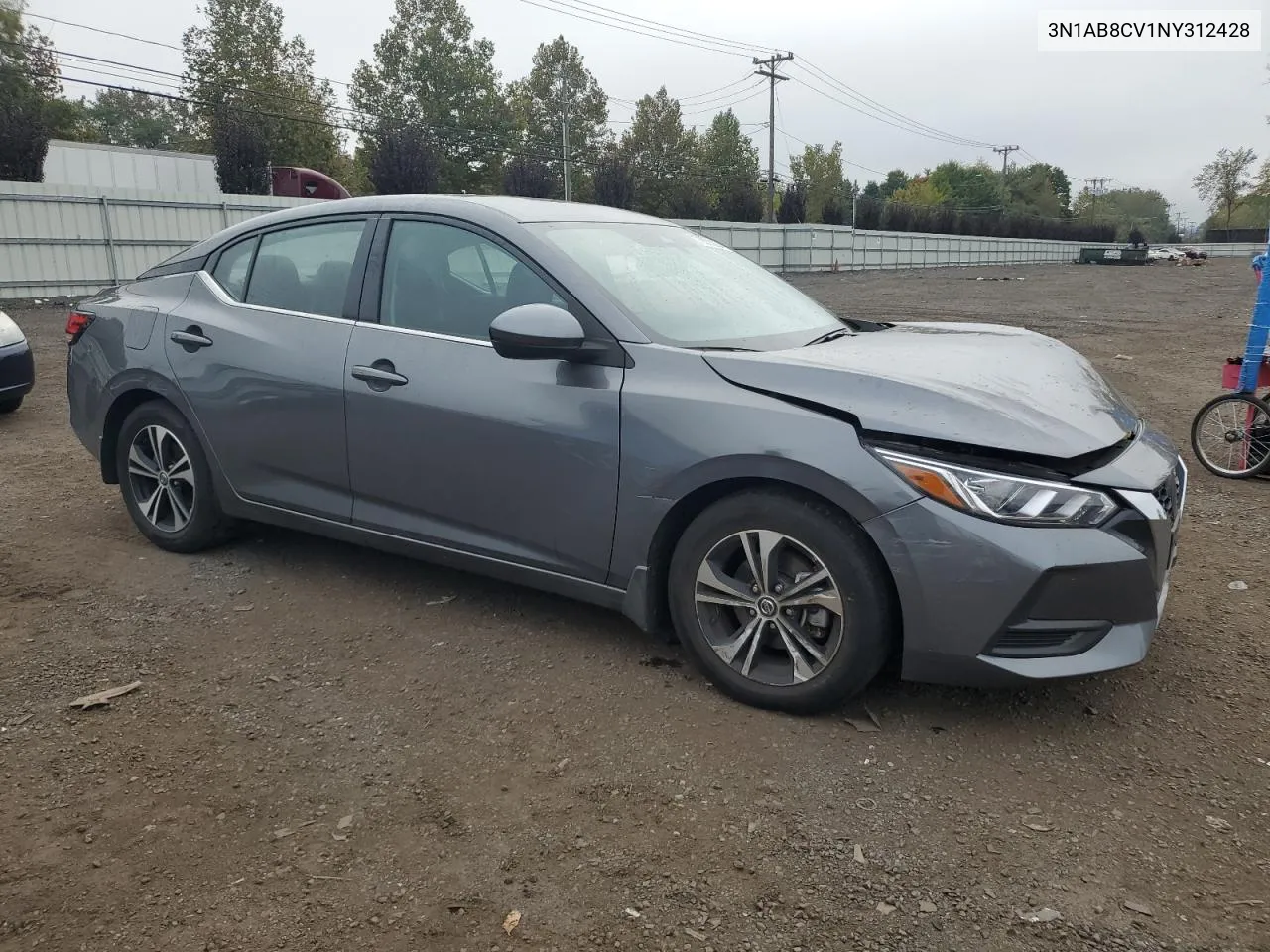 2022 Nissan Sentra Sv VIN: 3N1AB8CV1NY312428 Lot: 73533284