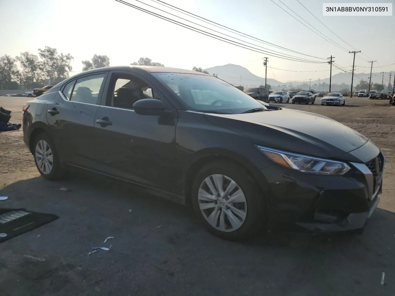 2022 Nissan Sentra S VIN: 3N1AB8BV0NY310591 Lot: 73605864