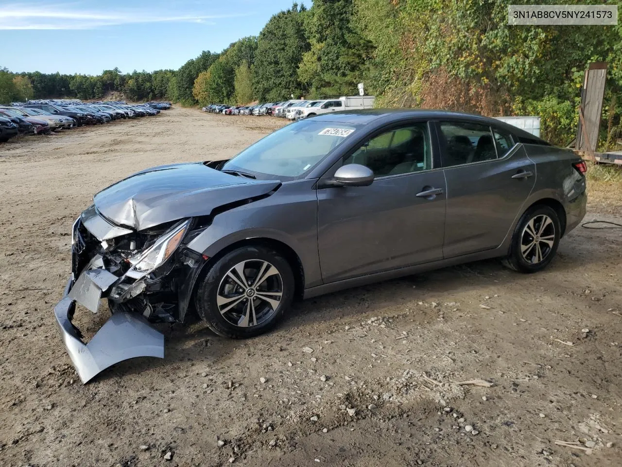 2022 Nissan Sentra Sv VIN: 3N1AB8CV5NY241573 Lot: 73647654