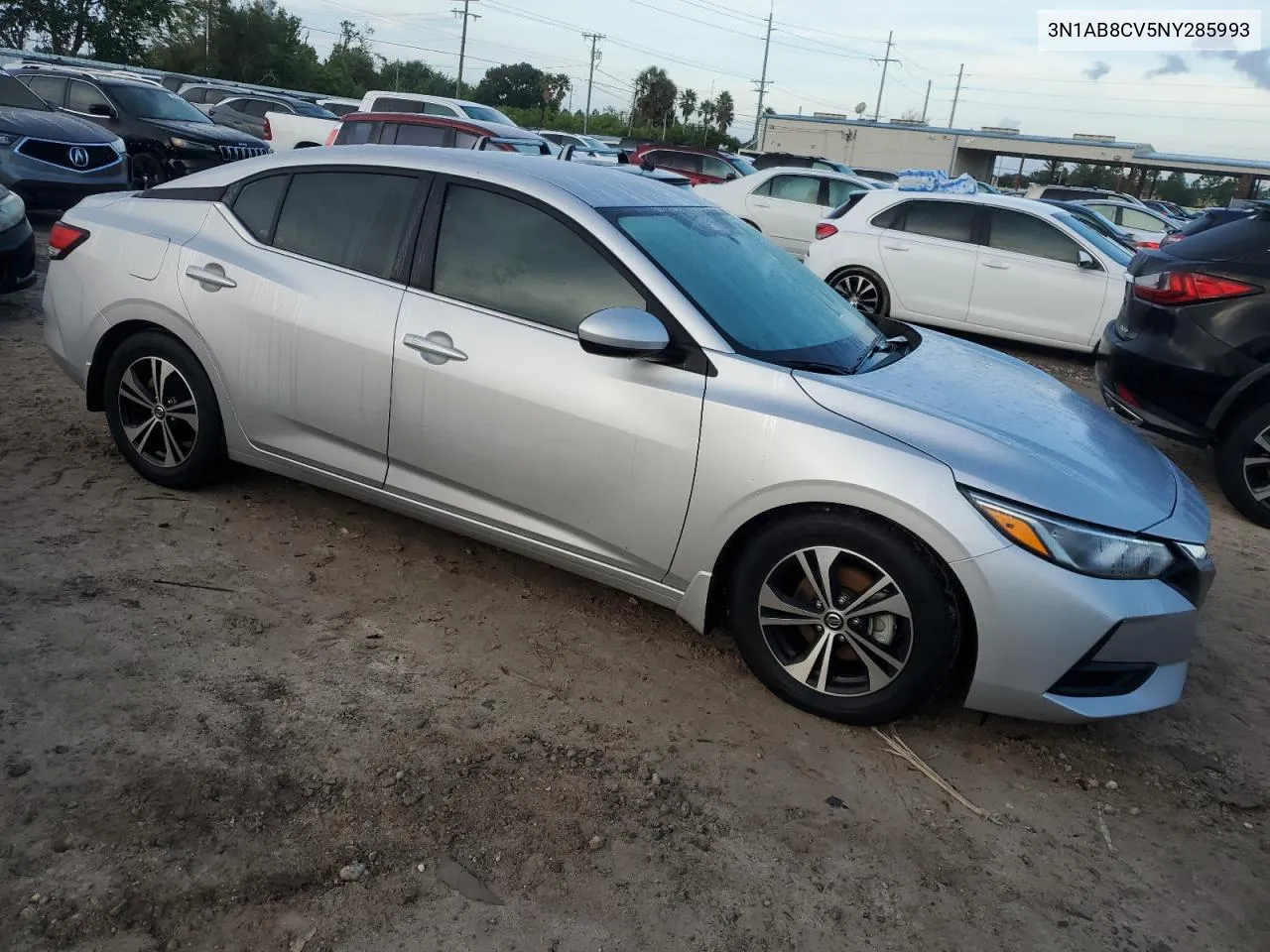 2022 Nissan Sentra Sv VIN: 3N1AB8CV5NY285993 Lot: 73650034