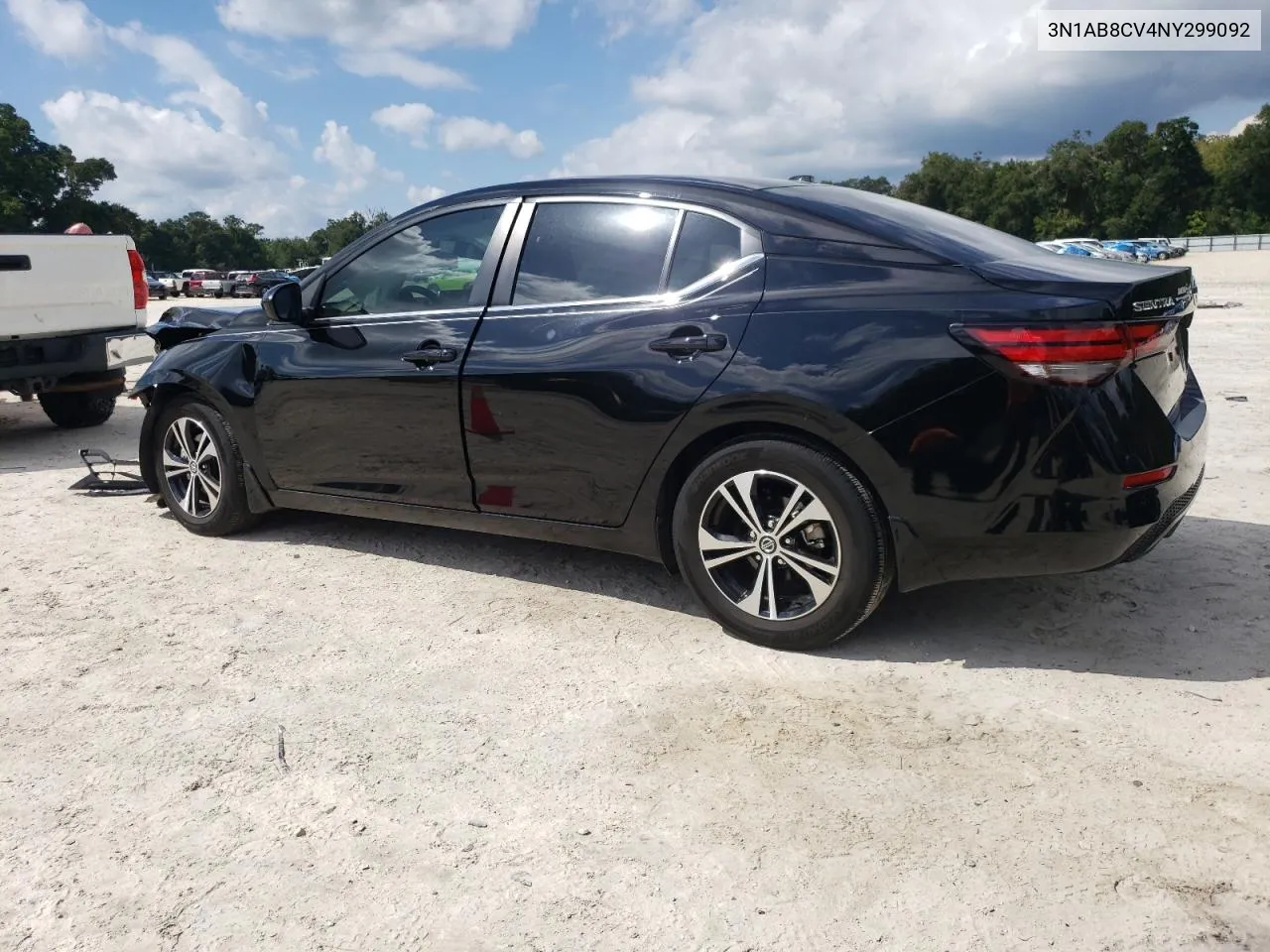 2022 Nissan Sentra Sv VIN: 3N1AB8CV4NY299092 Lot: 73770534