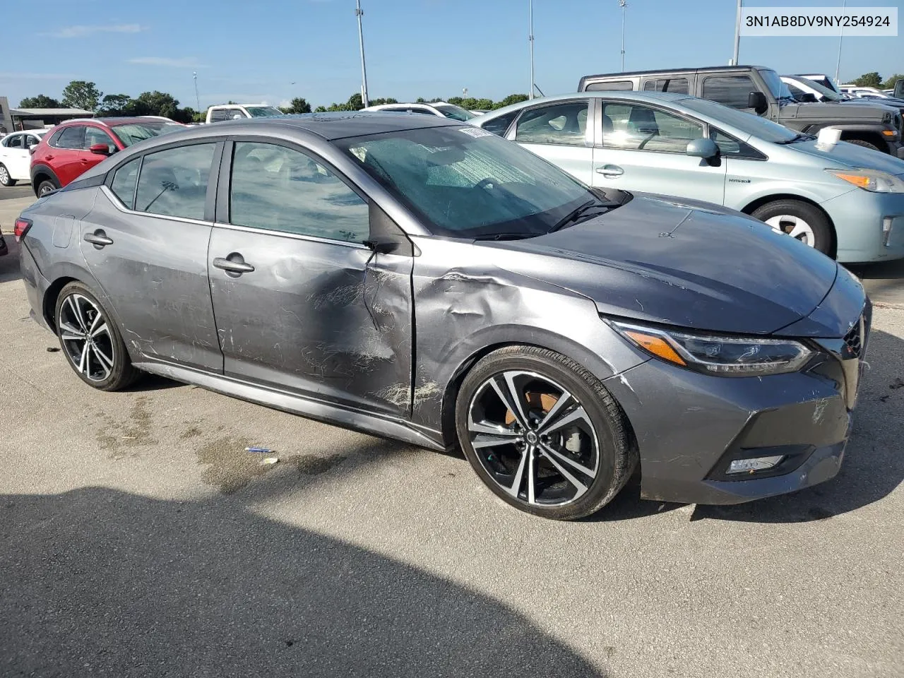 2022 Nissan Sentra Sr VIN: 3N1AB8DV9NY254924 Lot: 73867194