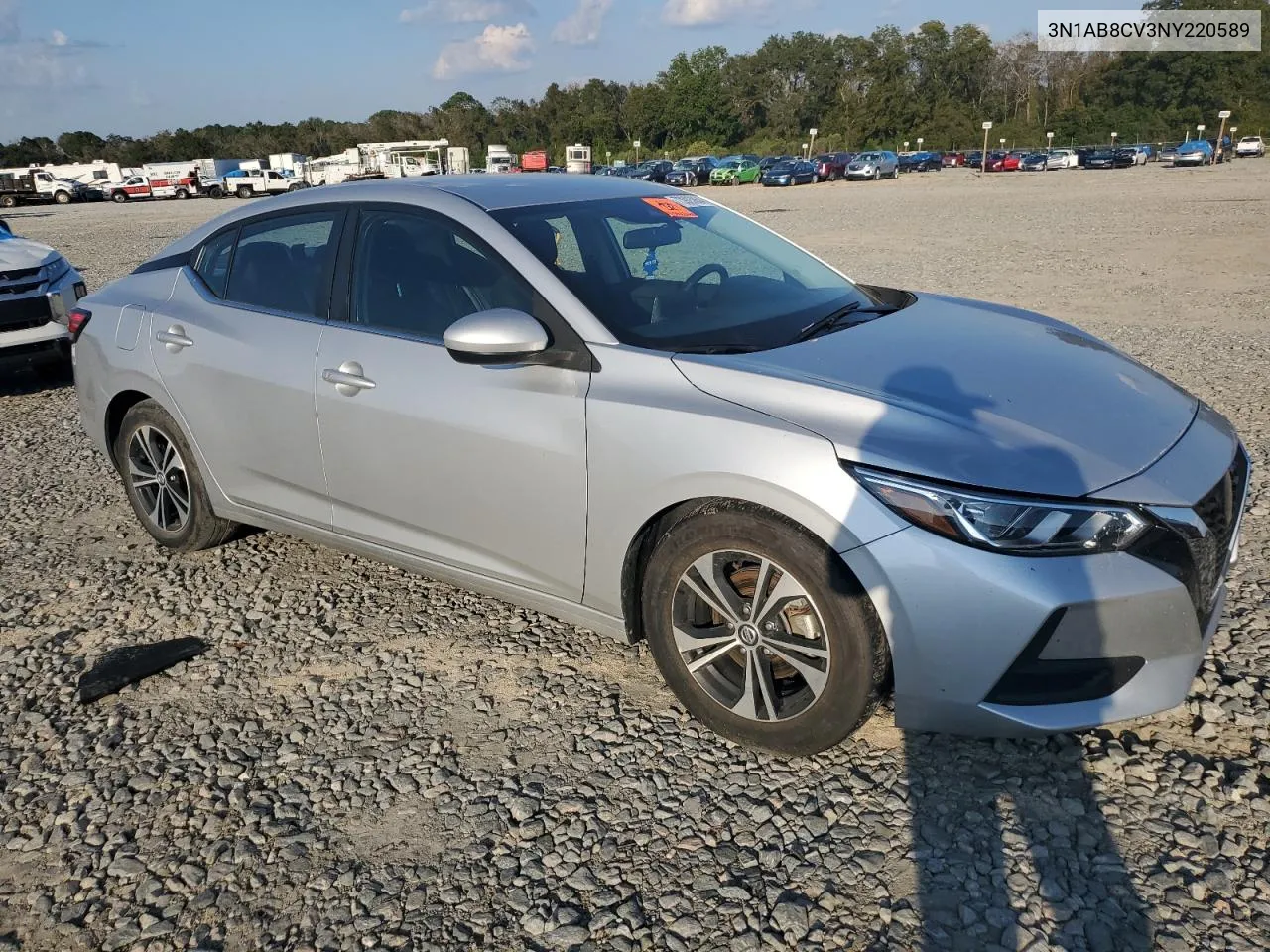 2022 Nissan Sentra Sv VIN: 3N1AB8CV3NY220589 Lot: 73923854