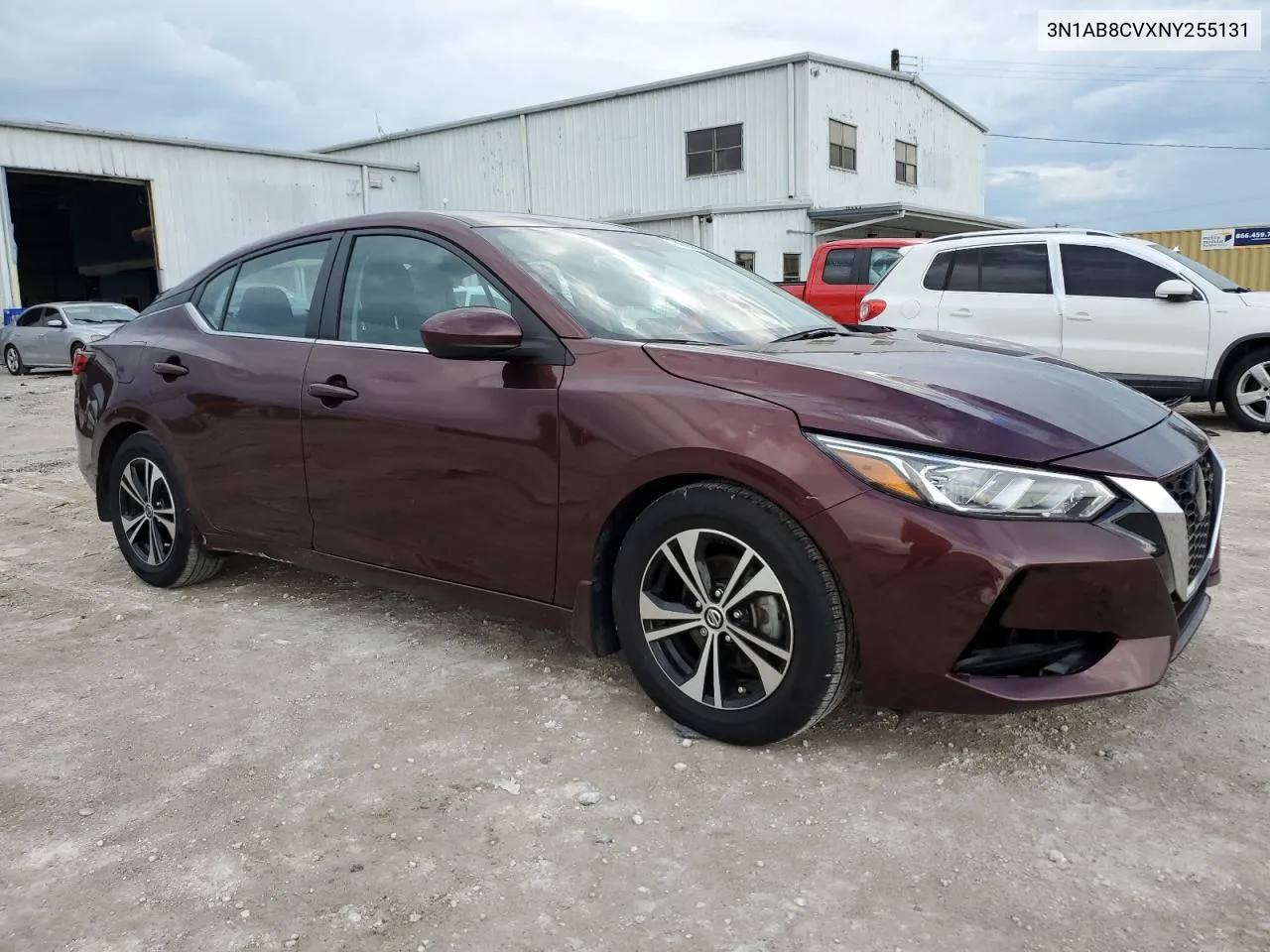 2022 Nissan Sentra Sv VIN: 3N1AB8CVXNY255131 Lot: 74032264