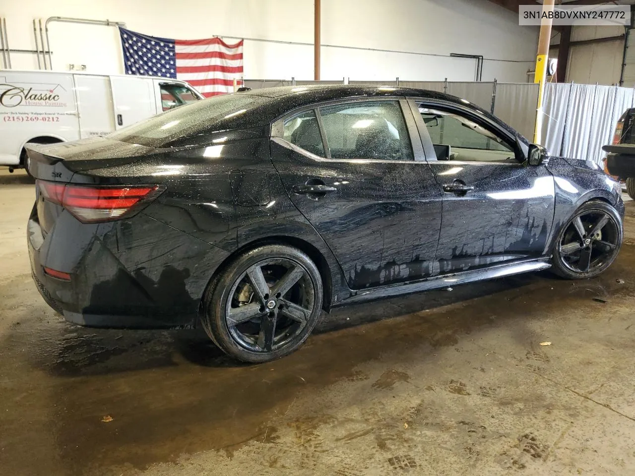 2022 Nissan Sentra Sr VIN: 3N1AB8DVXNY247772 Lot: 74088184