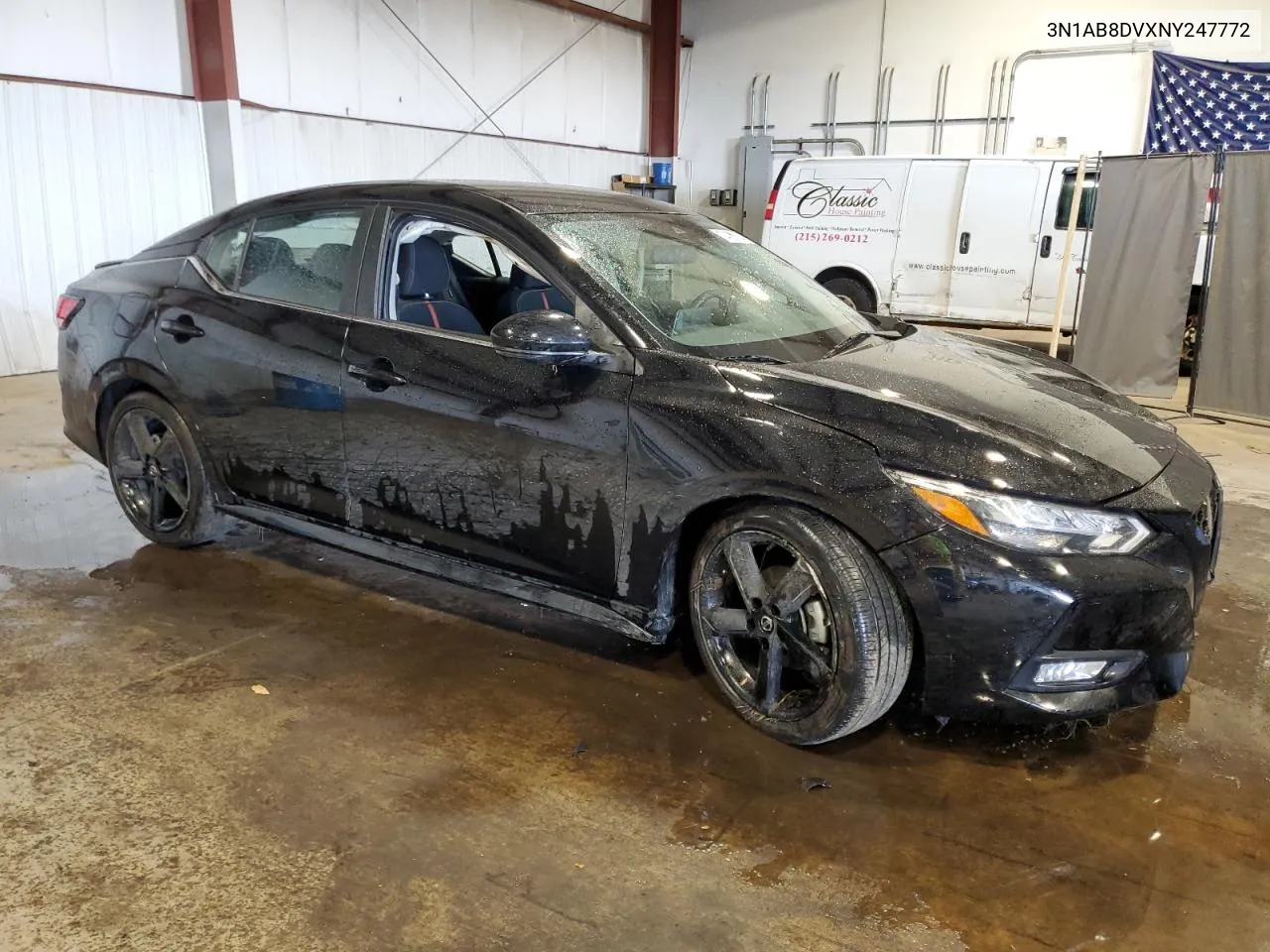 2022 Nissan Sentra Sr VIN: 3N1AB8DVXNY247772 Lot: 74088184