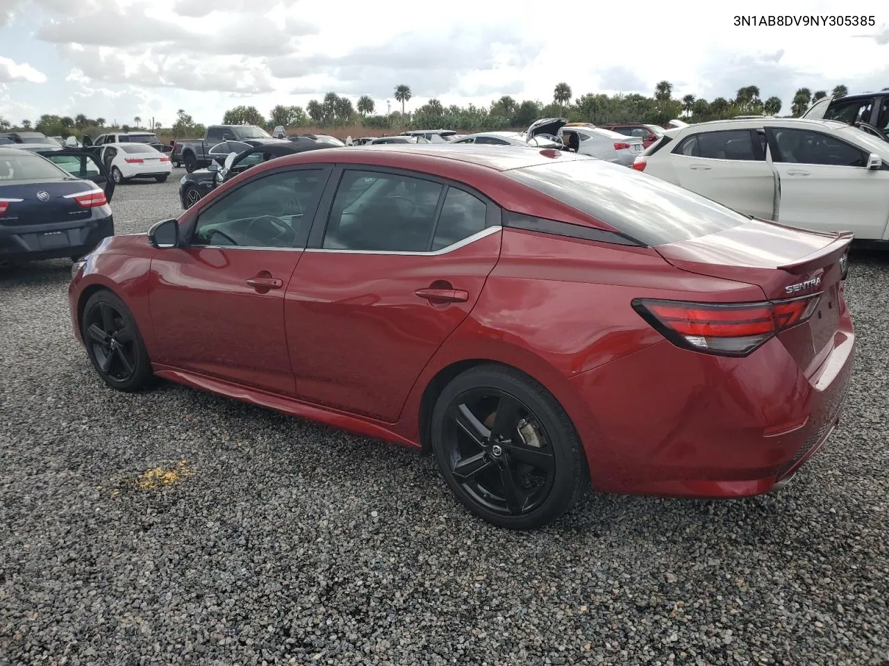 2022 Nissan Sentra Sr VIN: 3N1AB8DV9NY305385 Lot: 74126204