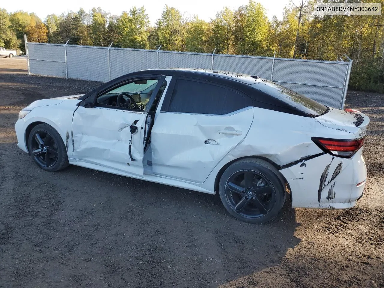 2022 Nissan Sentra Sr VIN: 3N1AB8DV4NY303642 Lot: 74210604