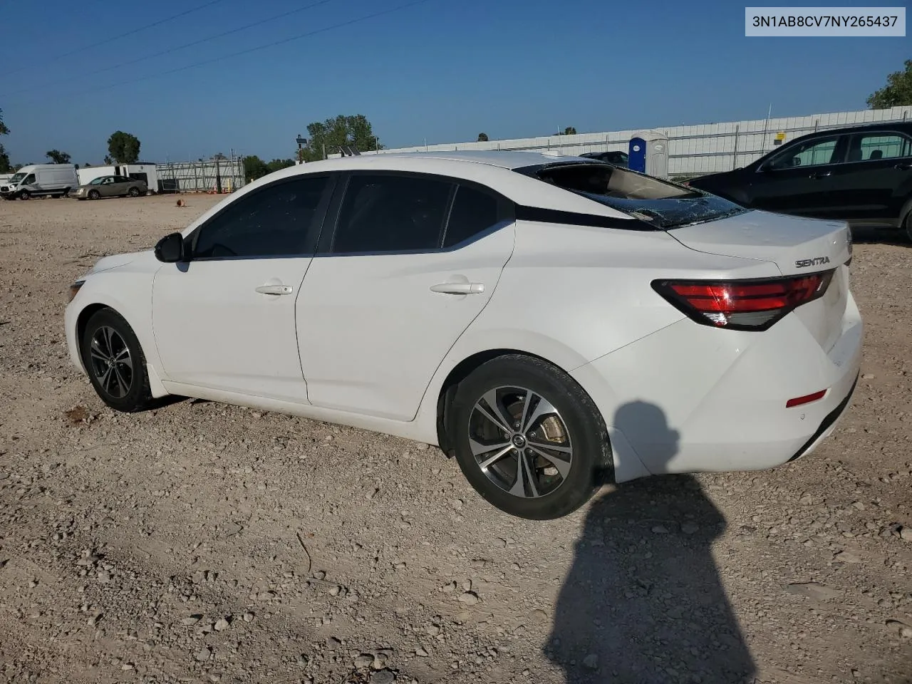 2022 Nissan Sentra Sv VIN: 3N1AB8CV7NY265437 Lot: 74262554