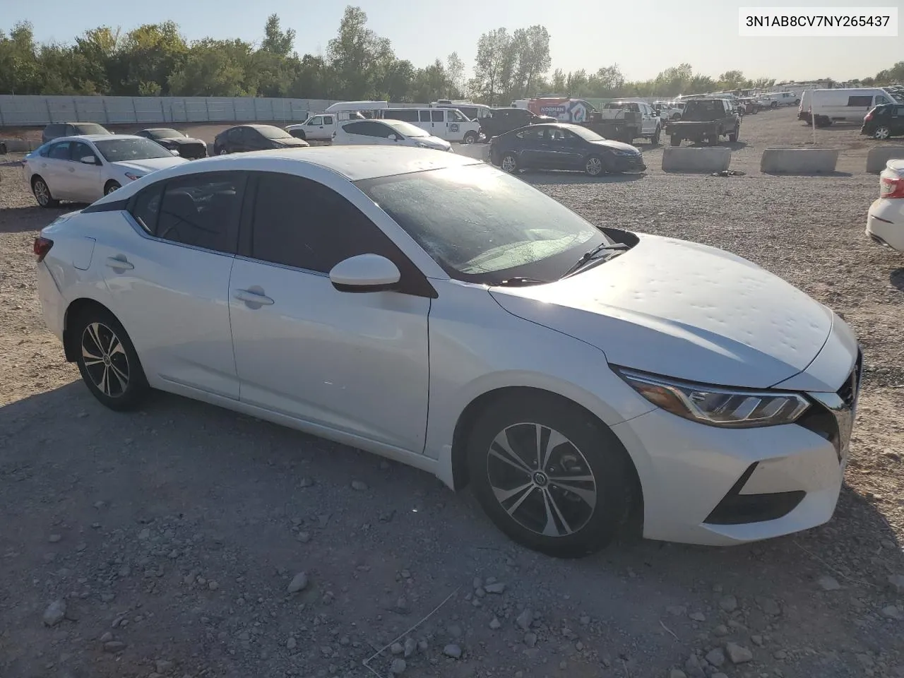 2022 Nissan Sentra Sv VIN: 3N1AB8CV7NY265437 Lot: 74262554