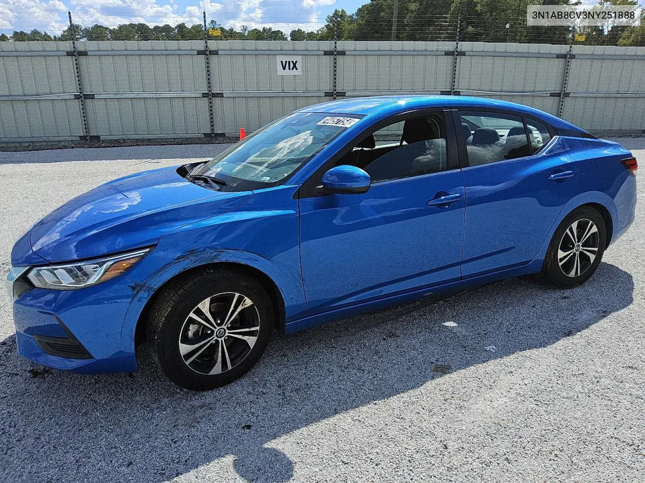 2022 Nissan Sentra Sv VIN: 3N1AB8CV3NY251888 Lot: 74457154