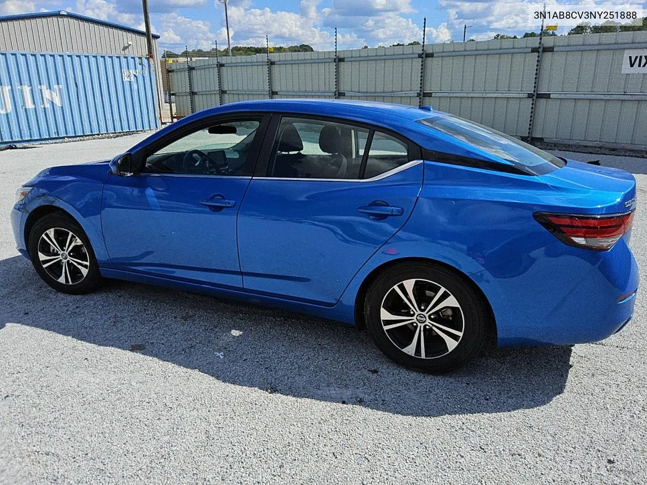 2022 Nissan Sentra Sv VIN: 3N1AB8CV3NY251888 Lot: 74457154