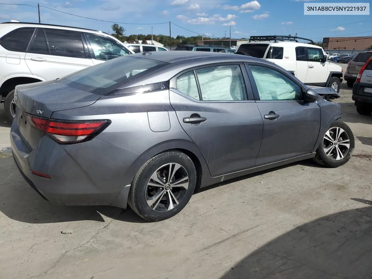 2022 Nissan Sentra Sv VIN: 3N1AB8CV5NY221937 Lot: 74574964