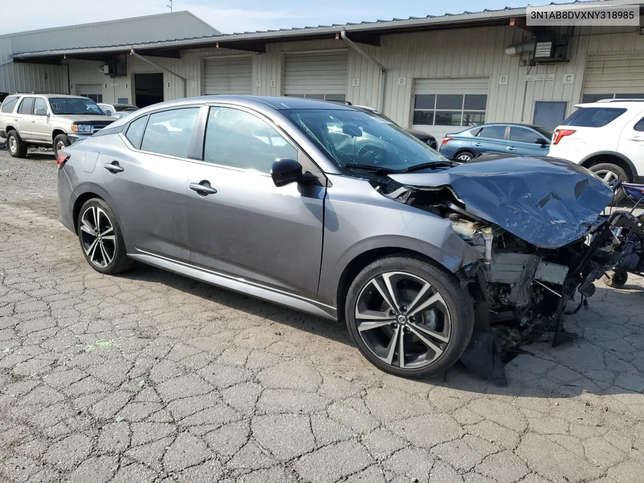 2022 Nissan Sentra Sr VIN: 3N1AB8DVXNY318985 Lot: 74608944