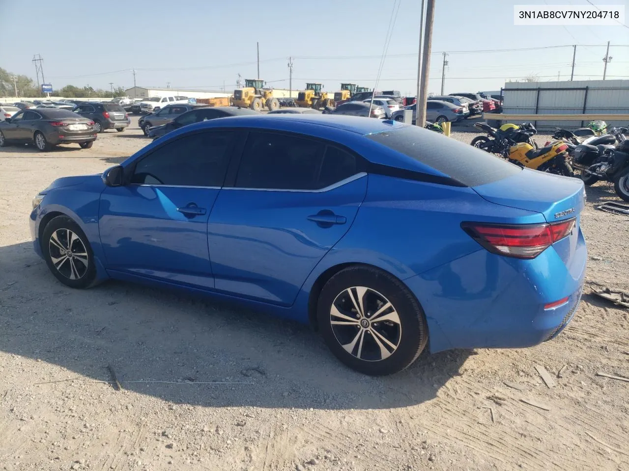 2022 Nissan Sentra Sv VIN: 3N1AB8CV7NY204718 Lot: 74615724