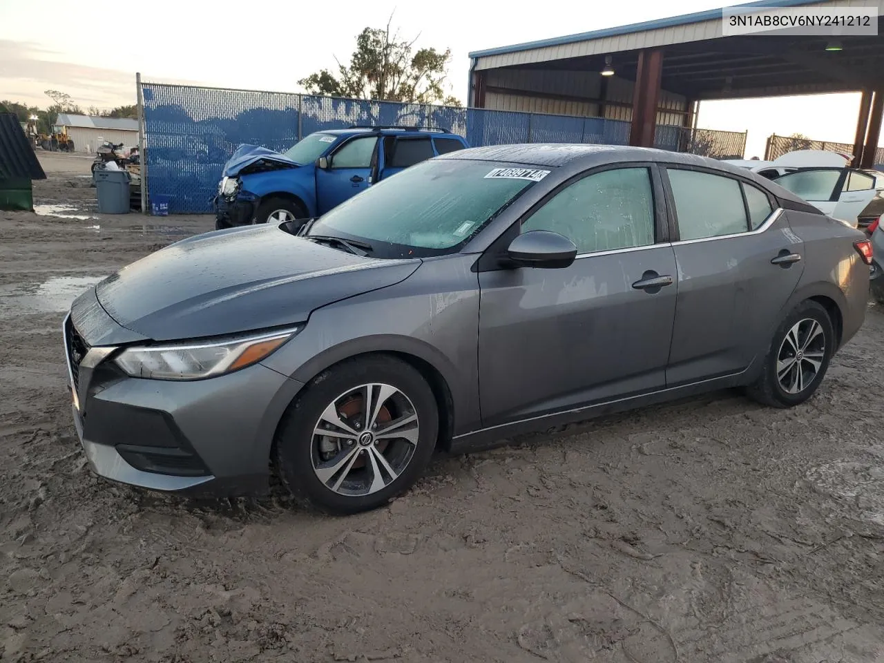 2022 Nissan Sentra Sv VIN: 3N1AB8CV6NY241212 Lot: 74699714