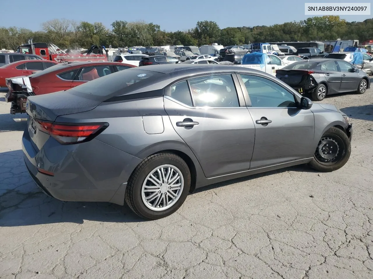 2022 Nissan Sentra S VIN: 3N1AB8BV3NY240097 Lot: 74910964