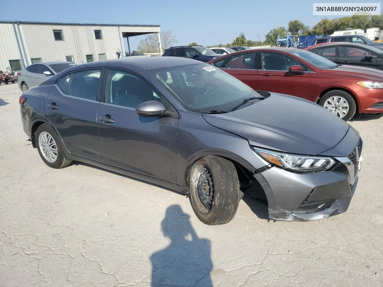 2022 Nissan Sentra S VIN: 3N1AB8BV3NY240097 Lot: 74910964