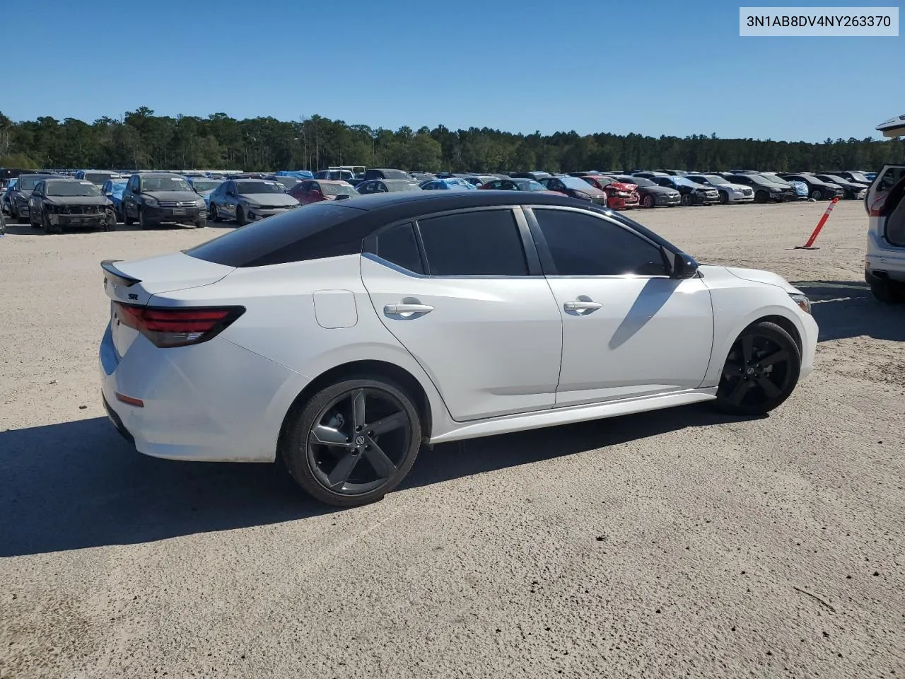 2022 Nissan Sentra Sr VIN: 3N1AB8DV4NY263370 Lot: 75210434