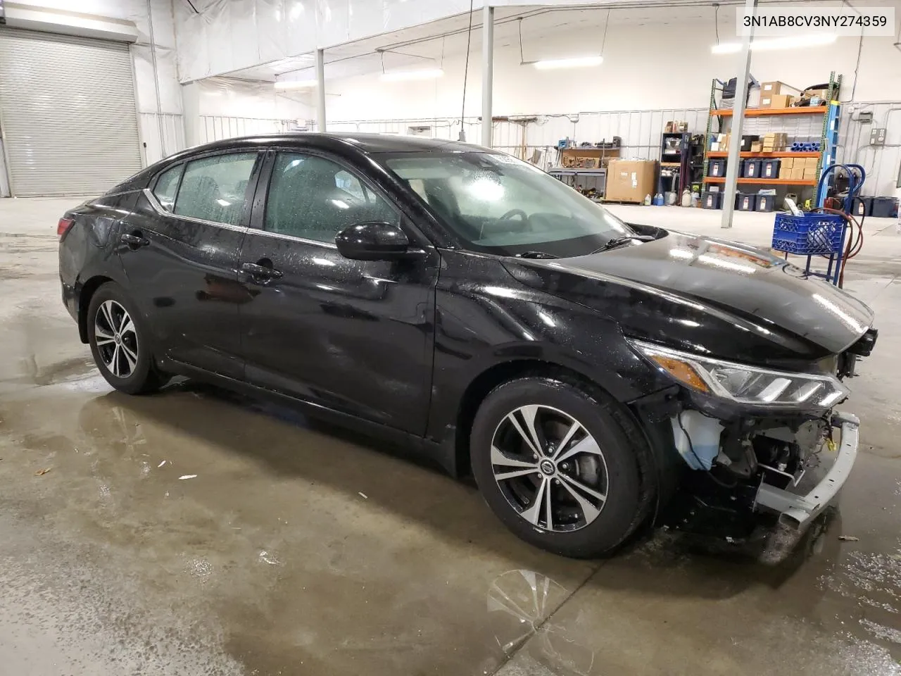 2022 Nissan Sentra Sv VIN: 3N1AB8CV3NY274359 Lot: 75295624