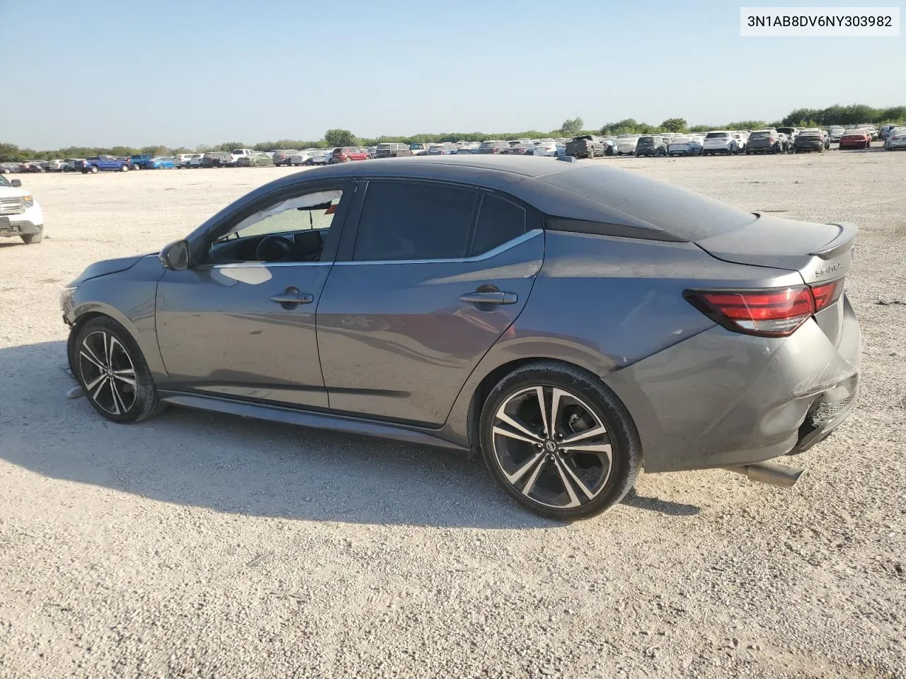 2022 Nissan Sentra Sr VIN: 3N1AB8DV6NY303982 Lot: 75355714