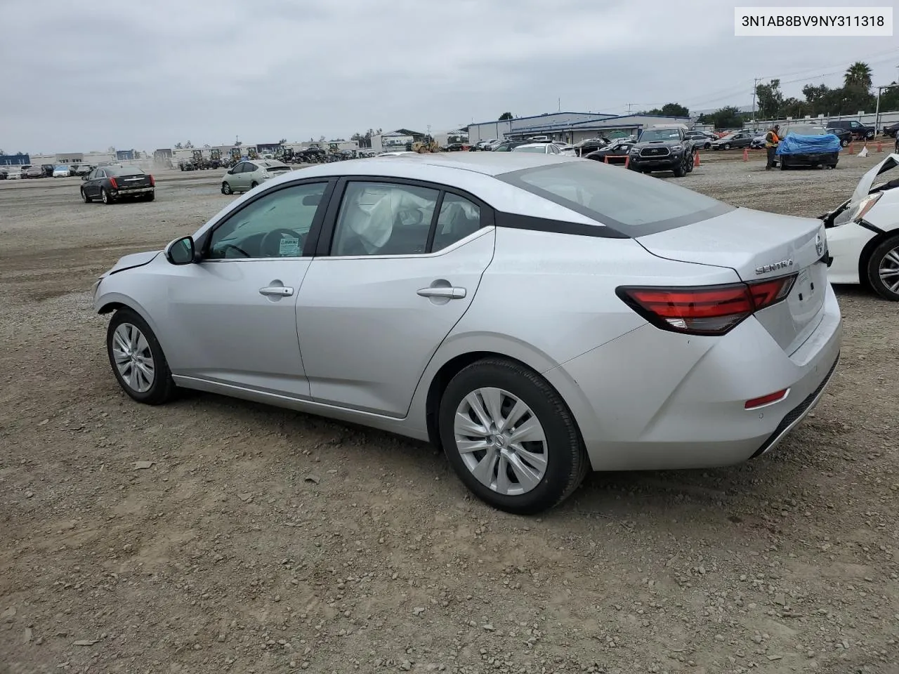 2022 Nissan Sentra S VIN: 3N1AB8BV9NY311318 Lot: 75474374