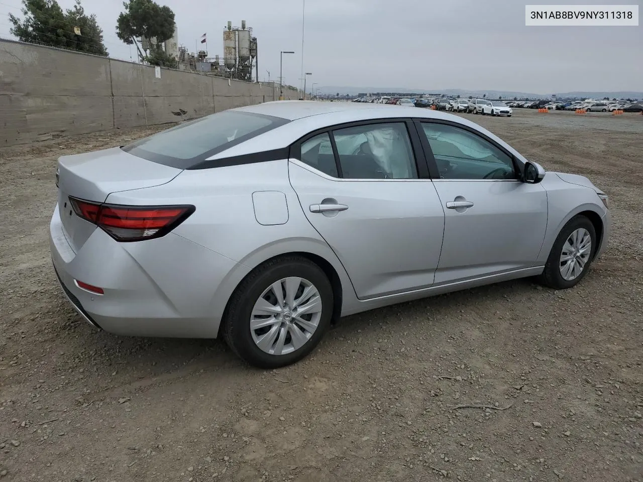 2022 Nissan Sentra S VIN: 3N1AB8BV9NY311318 Lot: 75474374