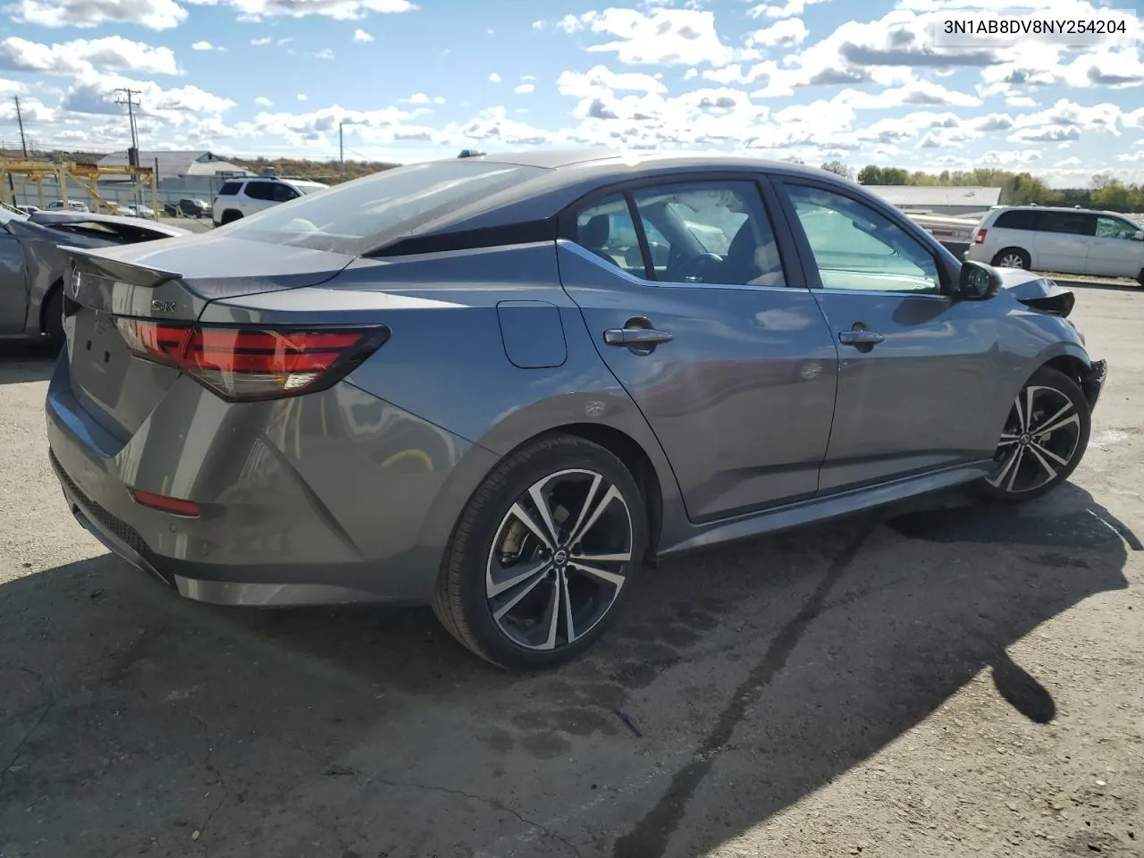 2022 Nissan Sentra Sr VIN: 3N1AB8DV8NY254204 Lot: 75533094