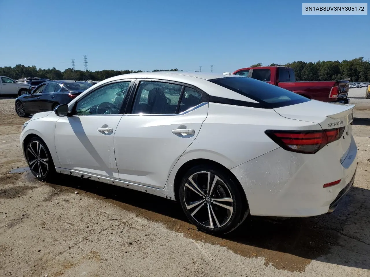 2022 Nissan Sentra Sr VIN: 3N1AB8DV3NY305172 Lot: 75642594