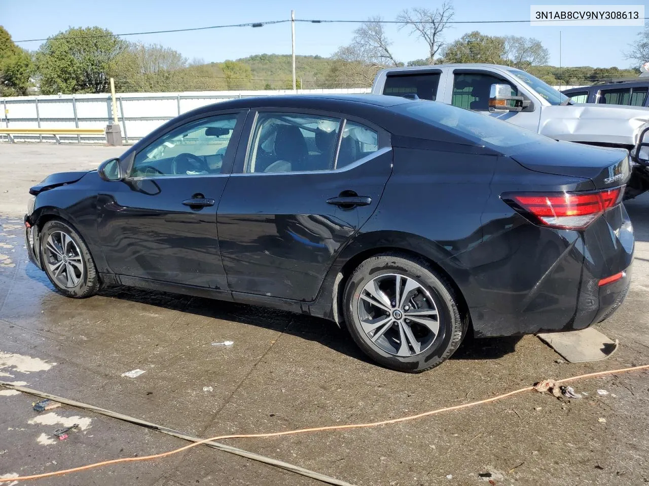 2022 Nissan Sentra Sv VIN: 3N1AB8CV9NY308613 Lot: 75708644