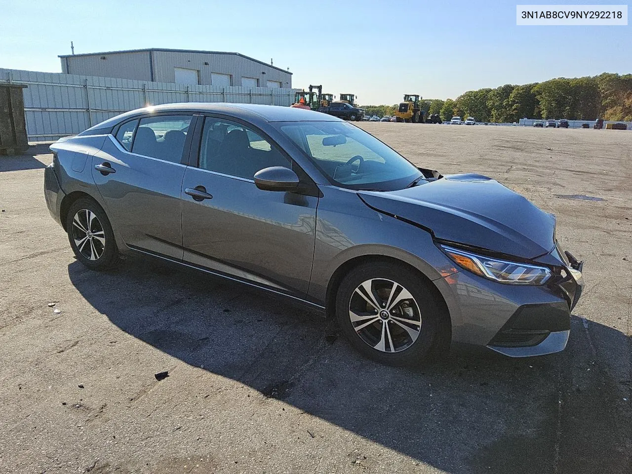 2022 Nissan Sentra Sv VIN: 3N1AB8CV9NY292218 Lot: 75796894