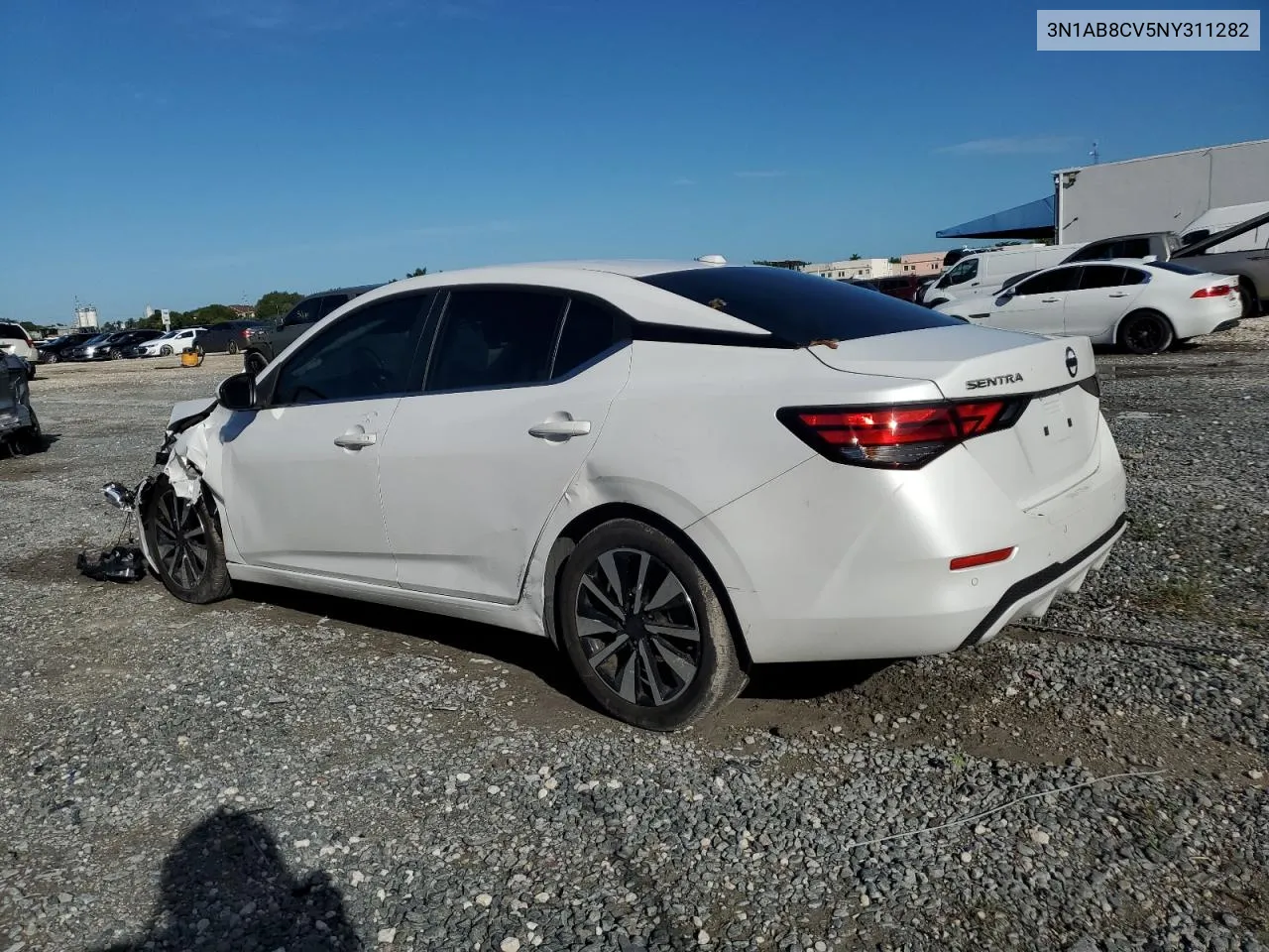 2022 Nissan Sentra Sv VIN: 3N1AB8CV5NY311282 Lot: 75811424