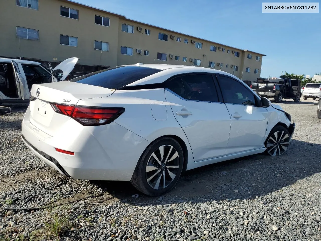 2022 Nissan Sentra Sv VIN: 3N1AB8CV5NY311282 Lot: 75811424