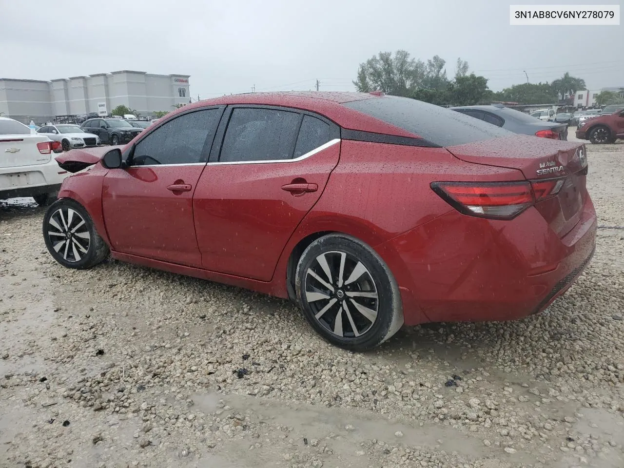 2022 Nissan Sentra Sv VIN: 3N1AB8CV6NY278079 Lot: 75854504