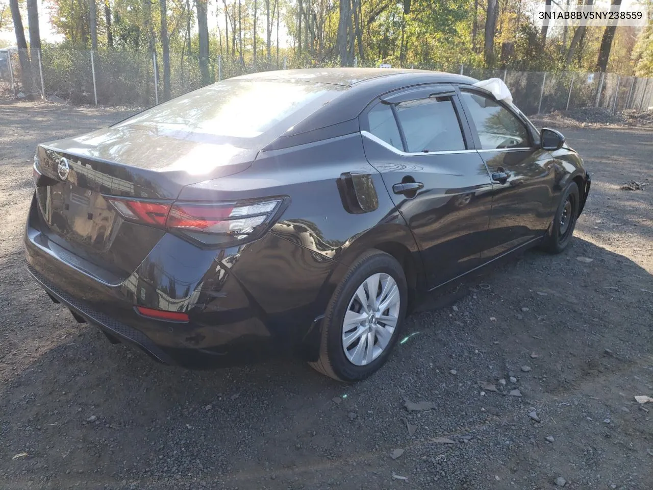 2022 Nissan Sentra S VIN: 3N1AB8BV5NY238559 Lot: 75863244