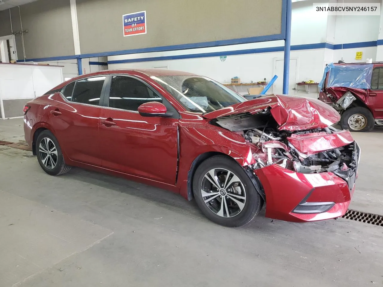 2022 Nissan Sentra Sv VIN: 3N1AB8CV5NY246157 Lot: 75902084