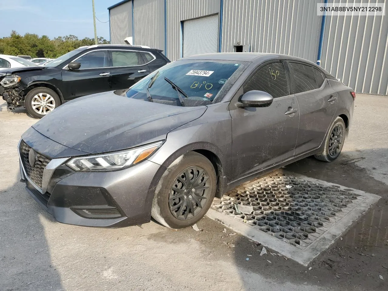 2022 Nissan Sentra S VIN: 3N1AB8BV5NY212298 Lot: 75943794