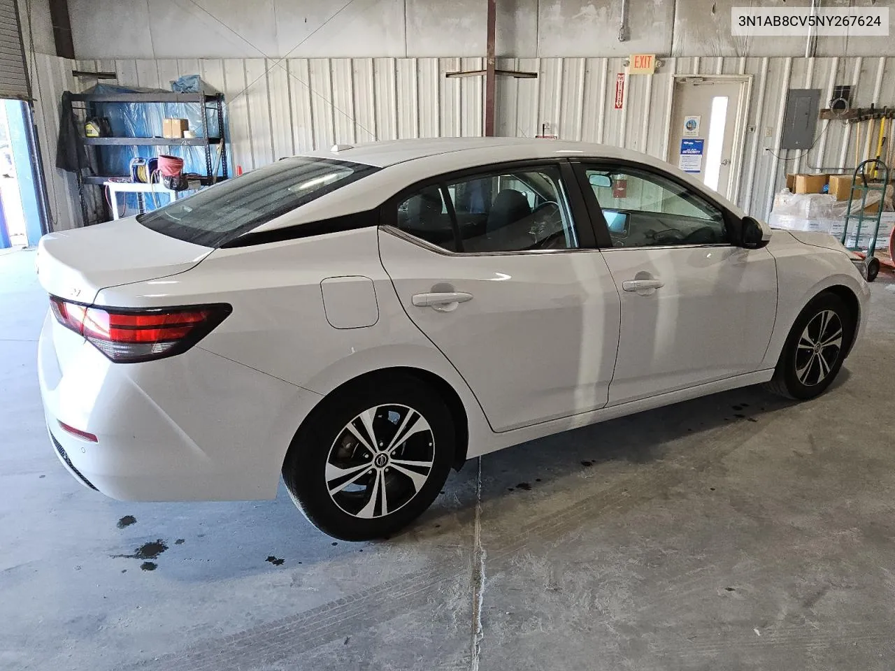 2022 Nissan Sentra Sv VIN: 3N1AB8CV5NY267624 Lot: 75985934