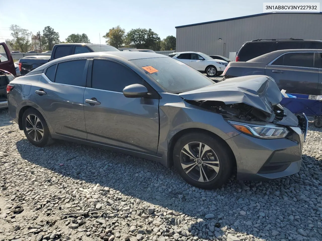 2022 Nissan Sentra Sv VIN: 3N1AB8CV3NY227932 Lot: 76184914