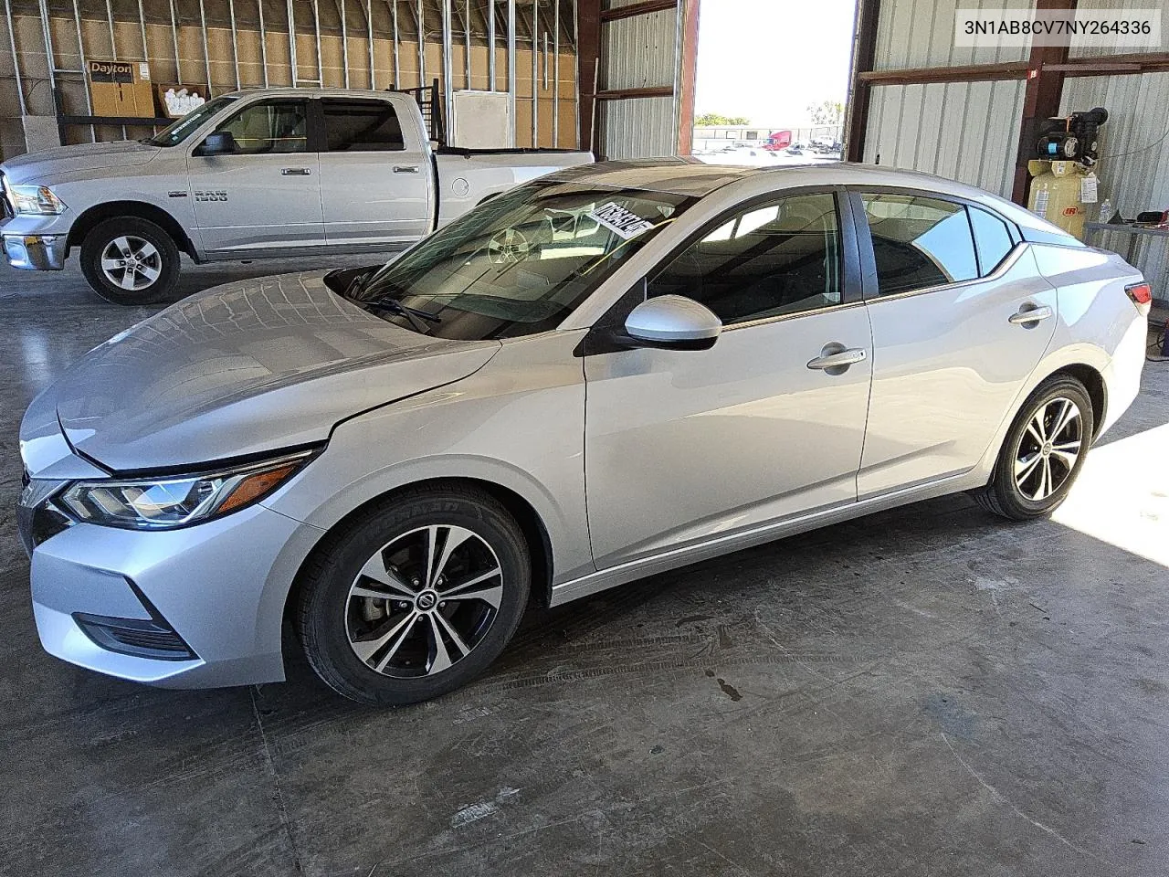 2022 Nissan Sentra Sv VIN: 3N1AB8CV7NY264336 Lot: 76364374