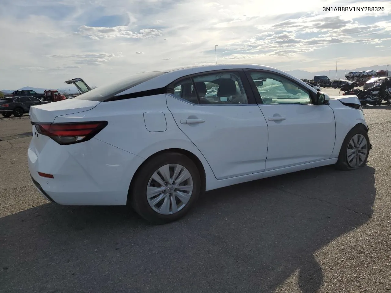 2022 Nissan Sentra S VIN: 3N1AB8BV1NY288326 Lot: 76569314