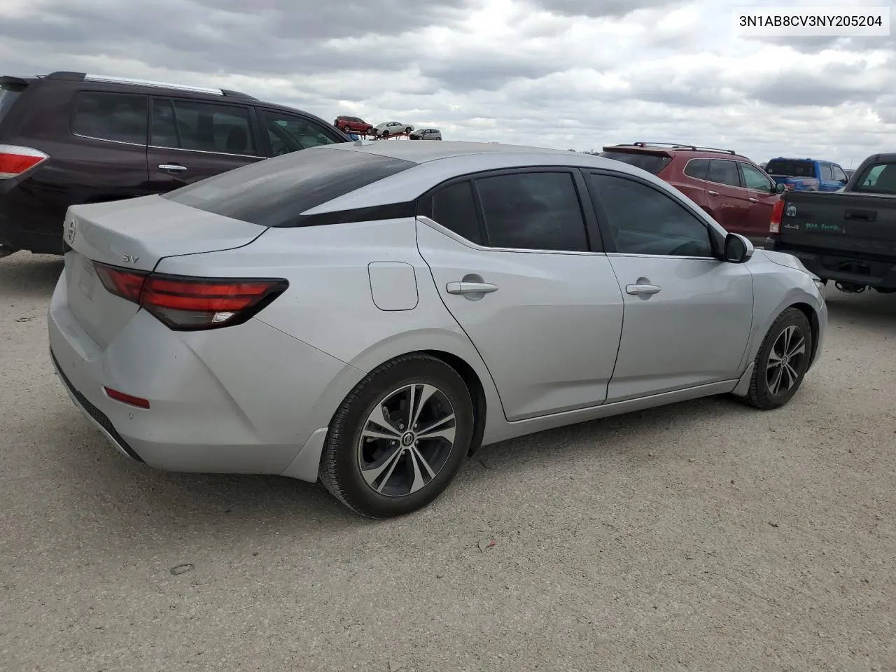 2022 Nissan Sentra Sv VIN: 3N1AB8CV3NY205204 Lot: 76755244