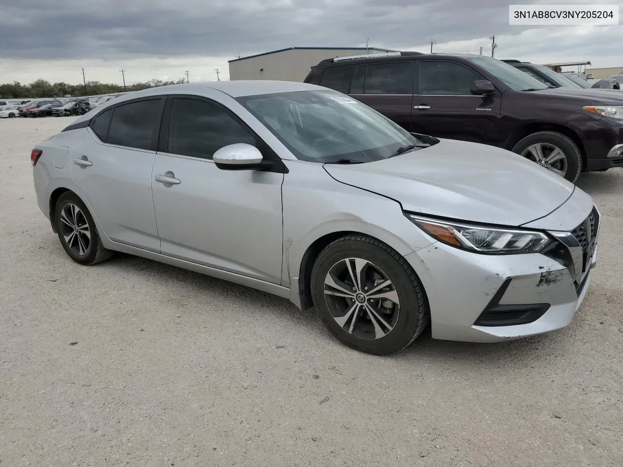 2022 Nissan Sentra Sv VIN: 3N1AB8CV3NY205204 Lot: 76755244