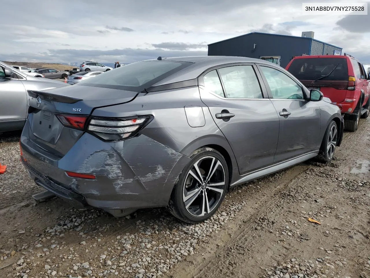 2022 Nissan Sentra Sr VIN: 3N1AB8DV7NY275528 Lot: 76888524