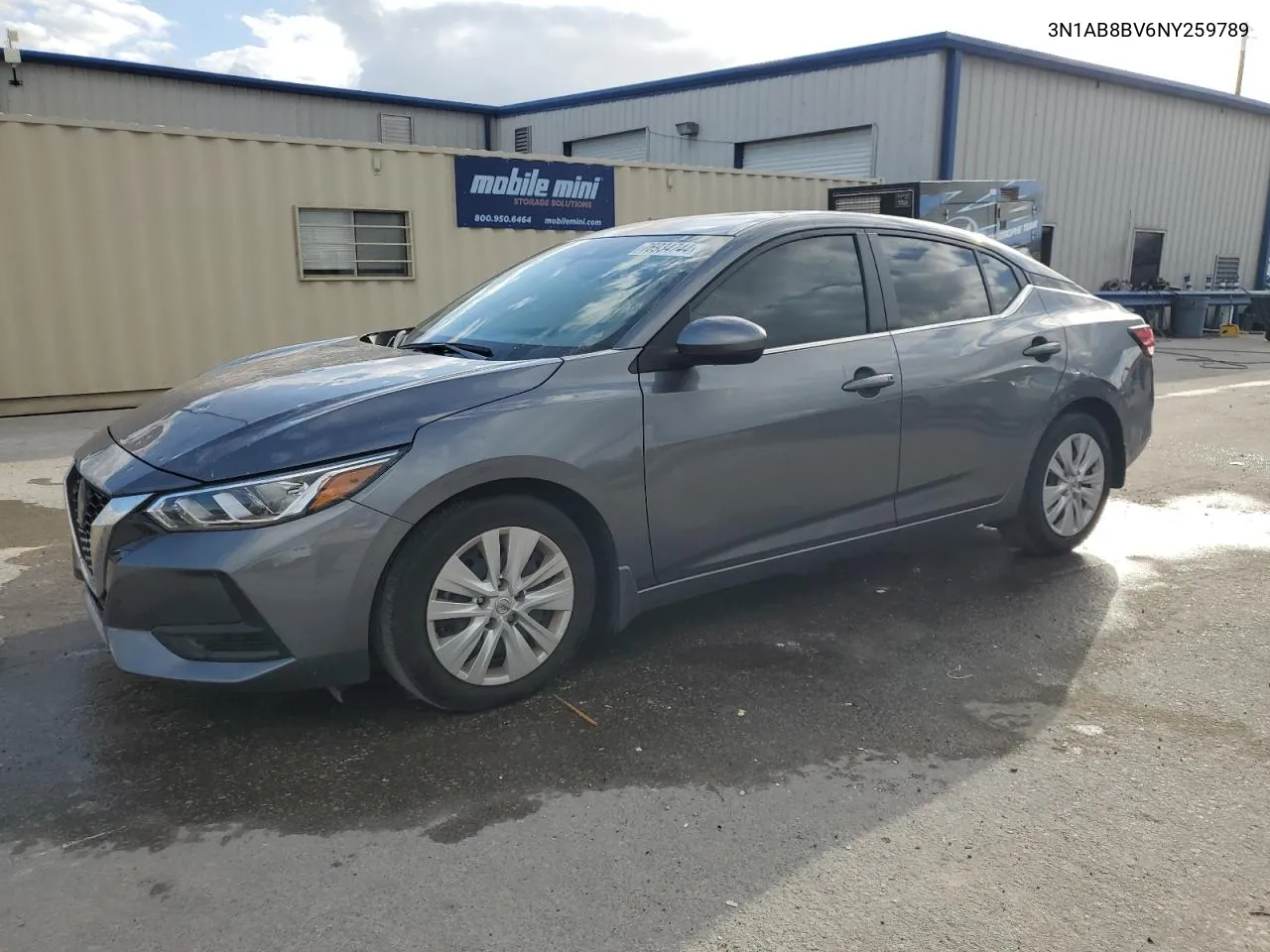 2022 Nissan Sentra S VIN: 3N1AB8BV6NY259789 Lot: 76934744